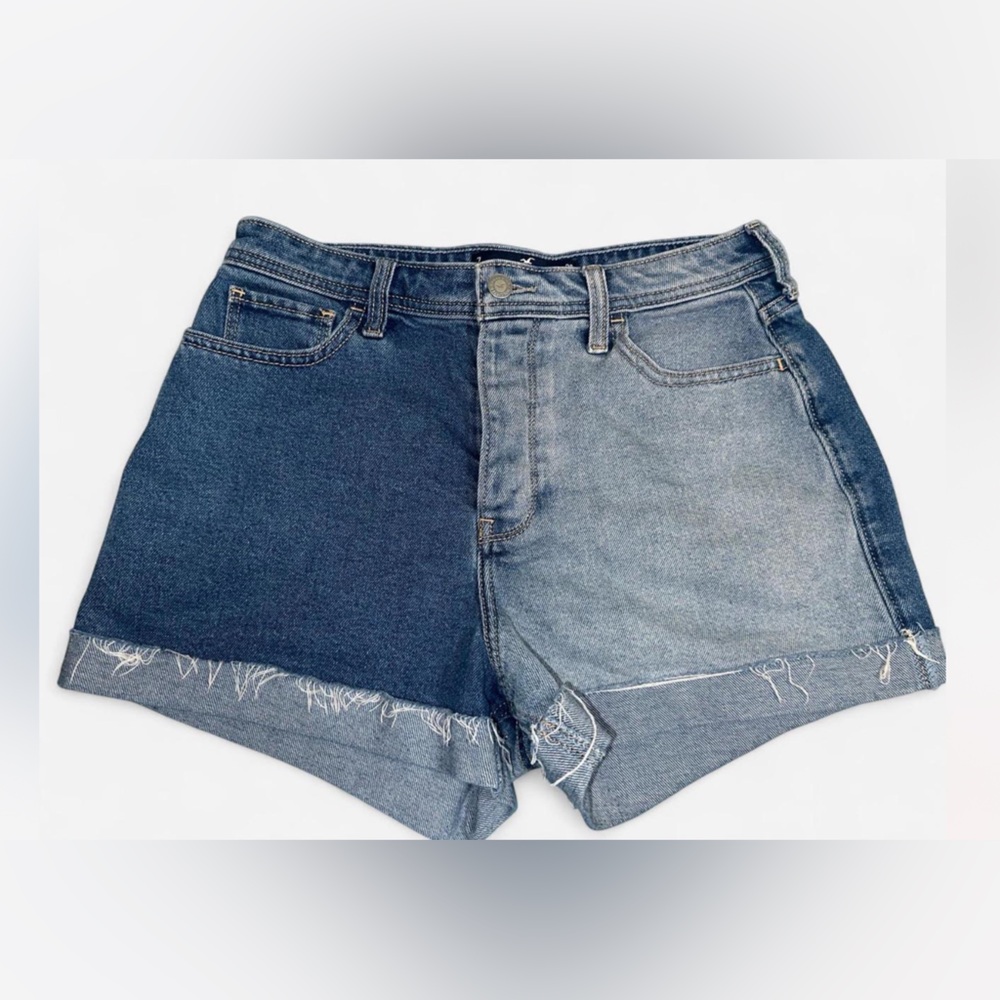 American Eagle Two-Tone Denim Shorts